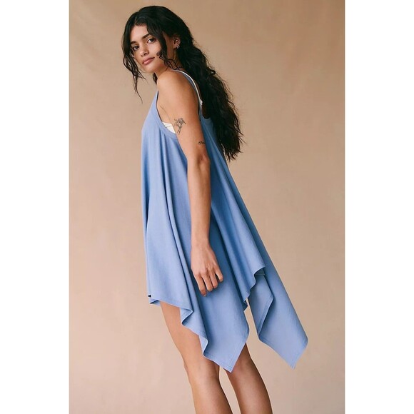 Free People Free-est Alexandra Tunic Top Asymmetrical Sleeveless Cotton S 280516 - Picture 2 of 8